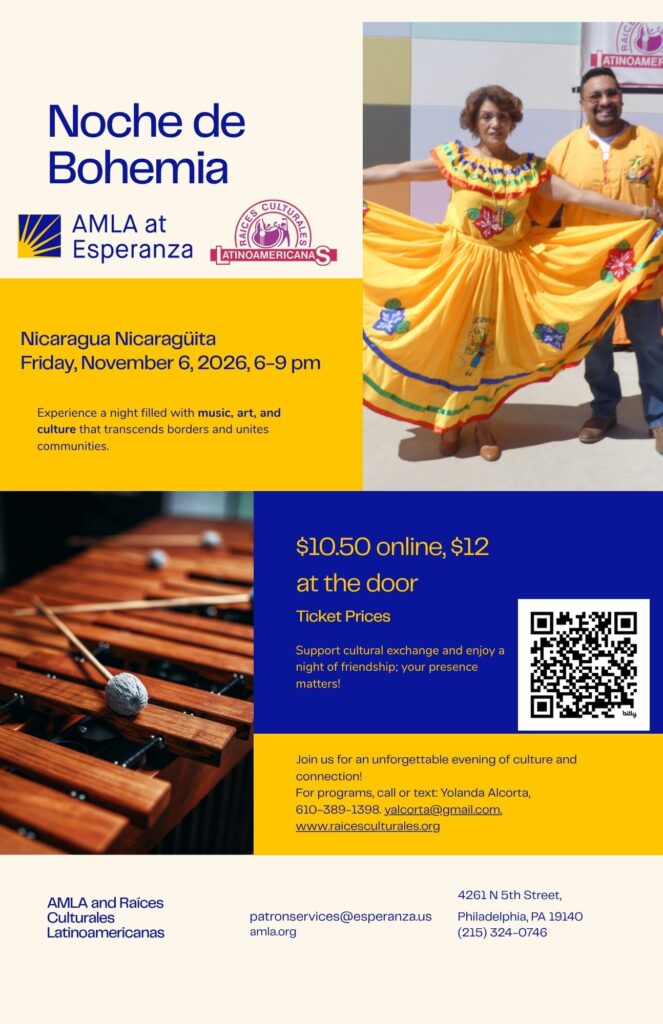 Noche de Bohemia Nicaragua flyer